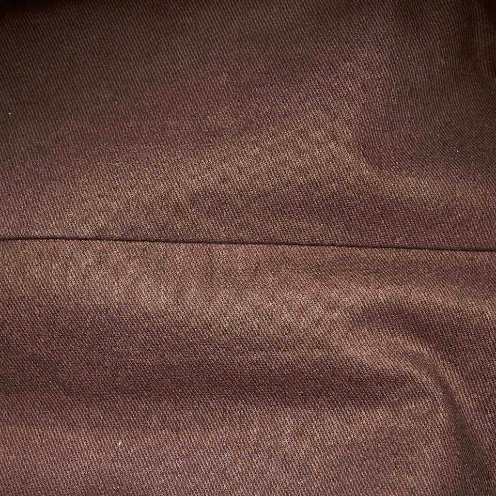 Canvas Women Authenticated Handbag Celine (Good) Brown Top Macadam Pre-Owned Fabric HandleBag