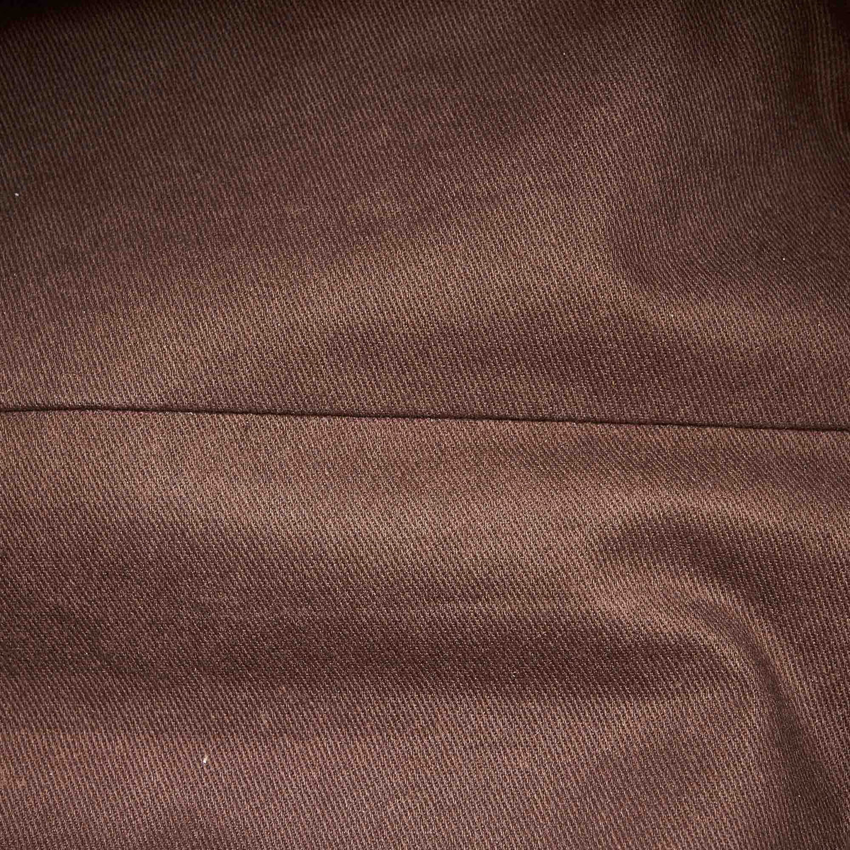 Canvas Women Authenticated Handbag Celine (Good) Brown Top Macadam Pre-Owned Fabric HandleBag