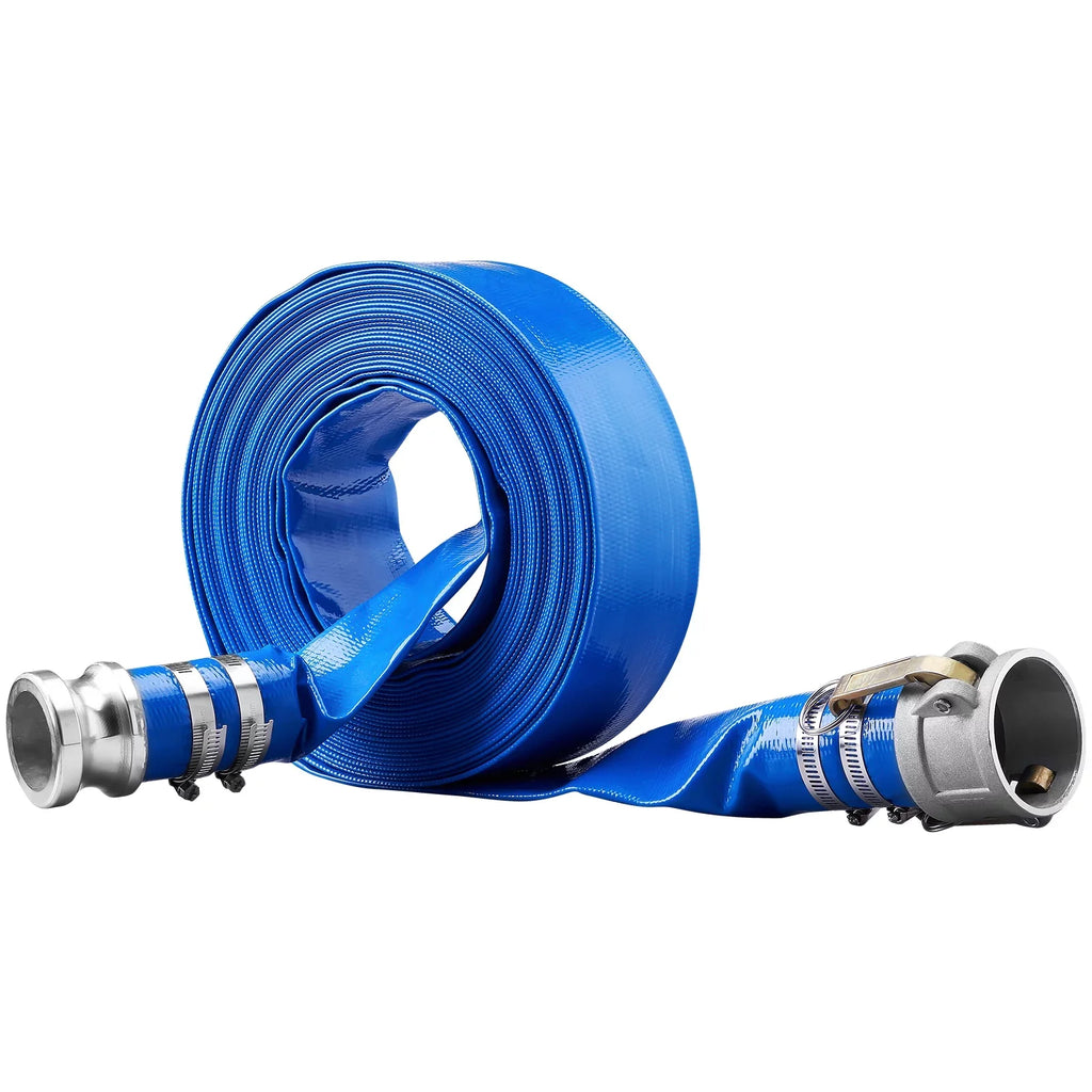 E with Aluminum Hose Discharge Disposal, Pool Backwash Water with Fittings Great Swimming Hose 50' joints, Camlock 2'' C for BENTISM Filter & x