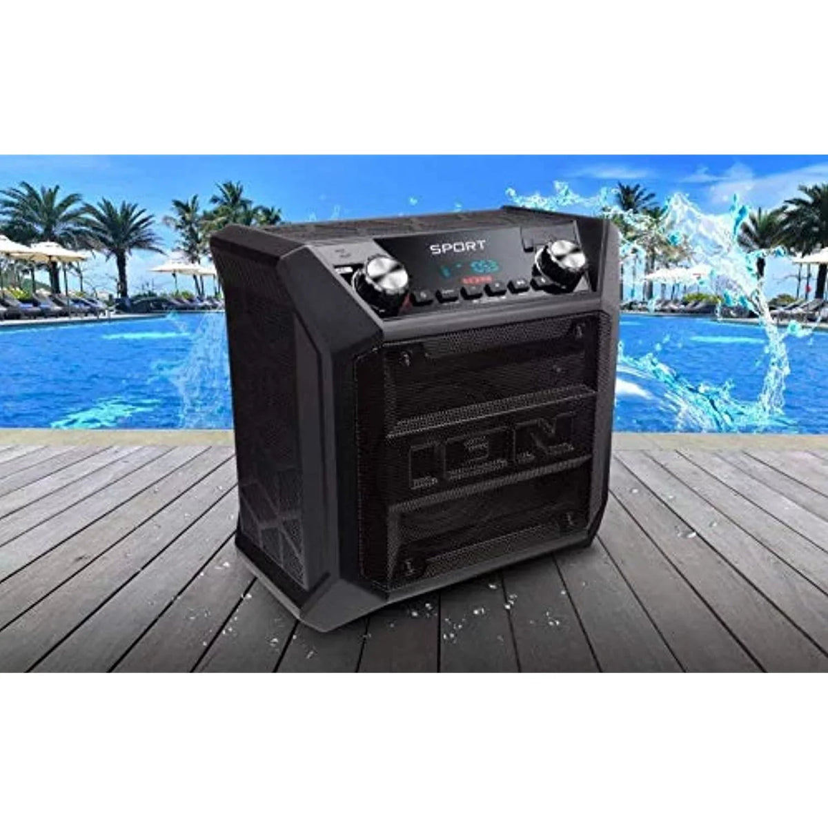 Wireless System Restored Audio Rugged (Sport SPORT (Refurbished) Bluetooth Tailgater) All-Weather ION Speaker