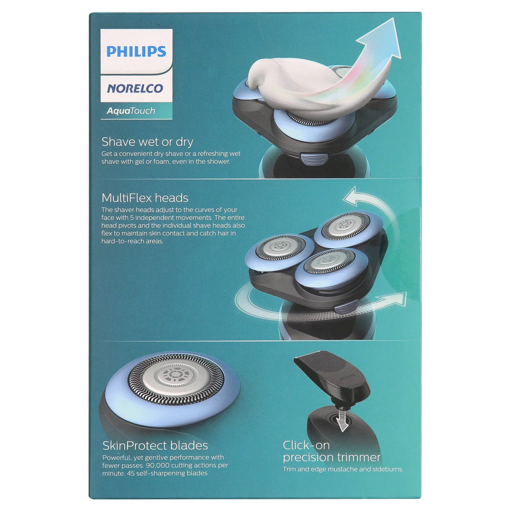 Philips Dry Series Norelco 5000 Wet Rechargeable Men Shaver Cordless Trimmer for Beard Electric