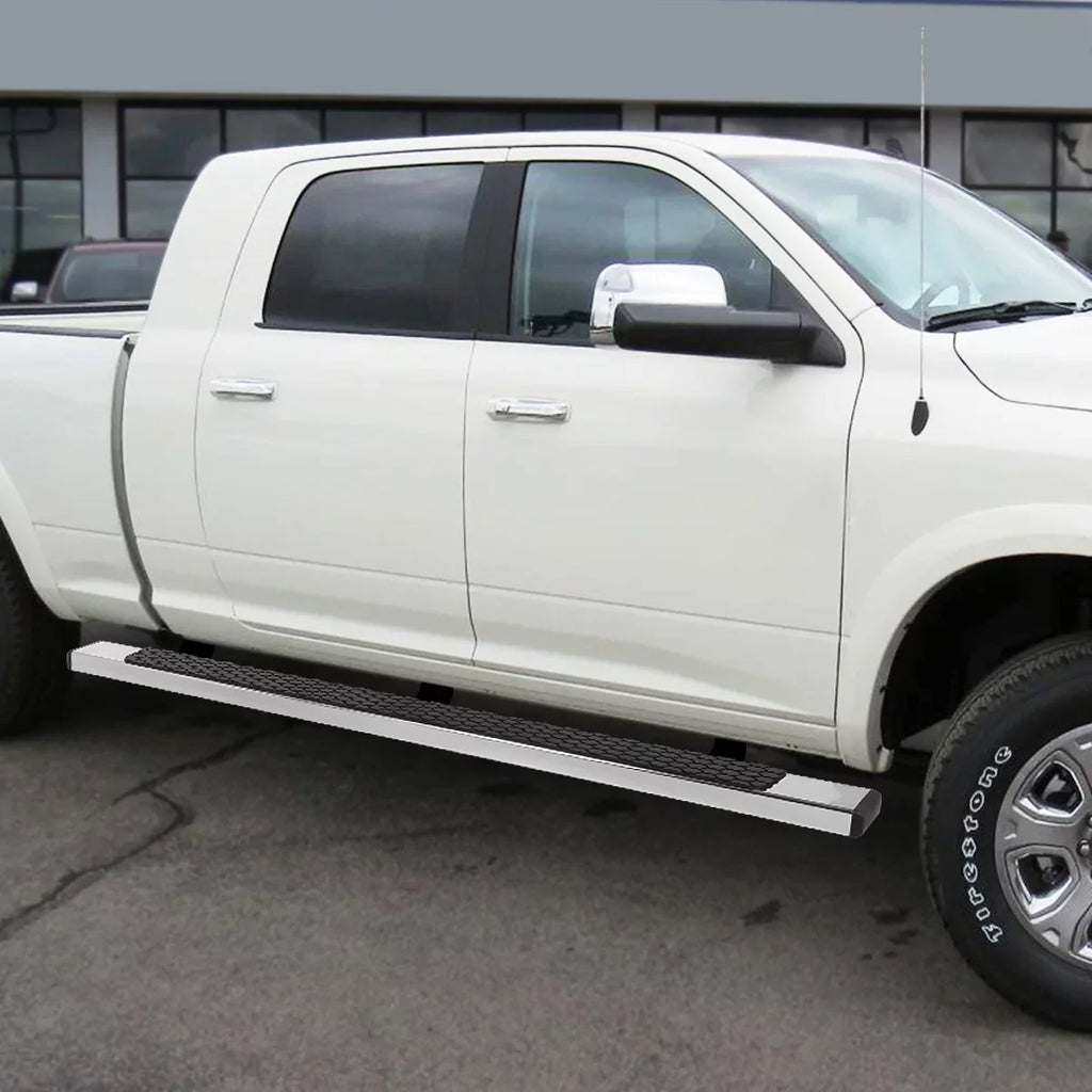 17 For 1500 Cab Steel 2009 Crew Truck 2500 Bar 2022 Stainless 4-Door Ram Dodge 5'' 3500 15 16 Step to Running Side Nerf Boards