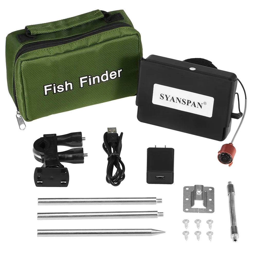 Camera Fishing Ice Waterproof with Inch Night Cable 20M Carry transportable Walmeck Bag Underwater Fishing 4.3 Fish Vision Boat Finder Camera