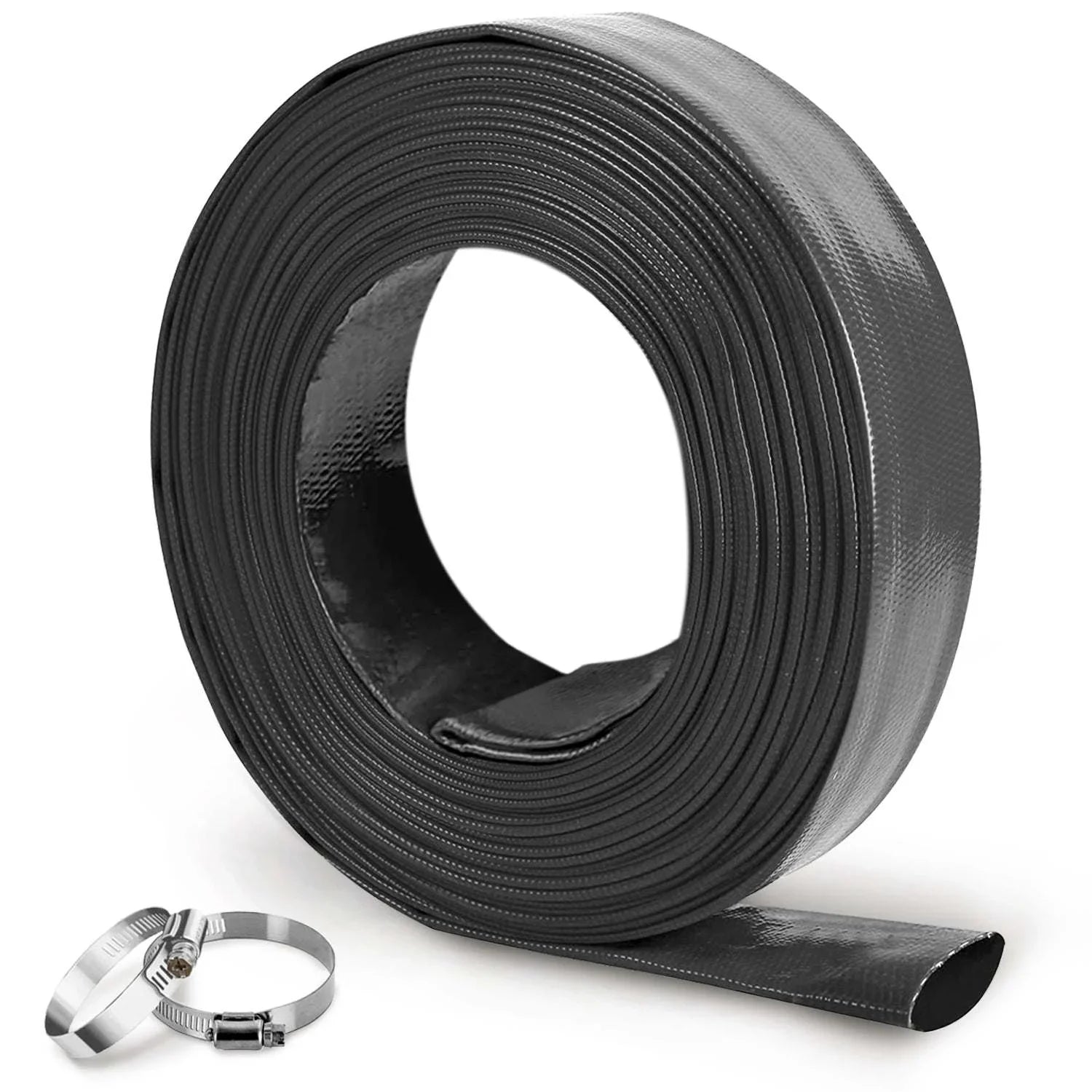 Lay-Flat Pool Hose use Ideal - for industrial commercial and Backwash