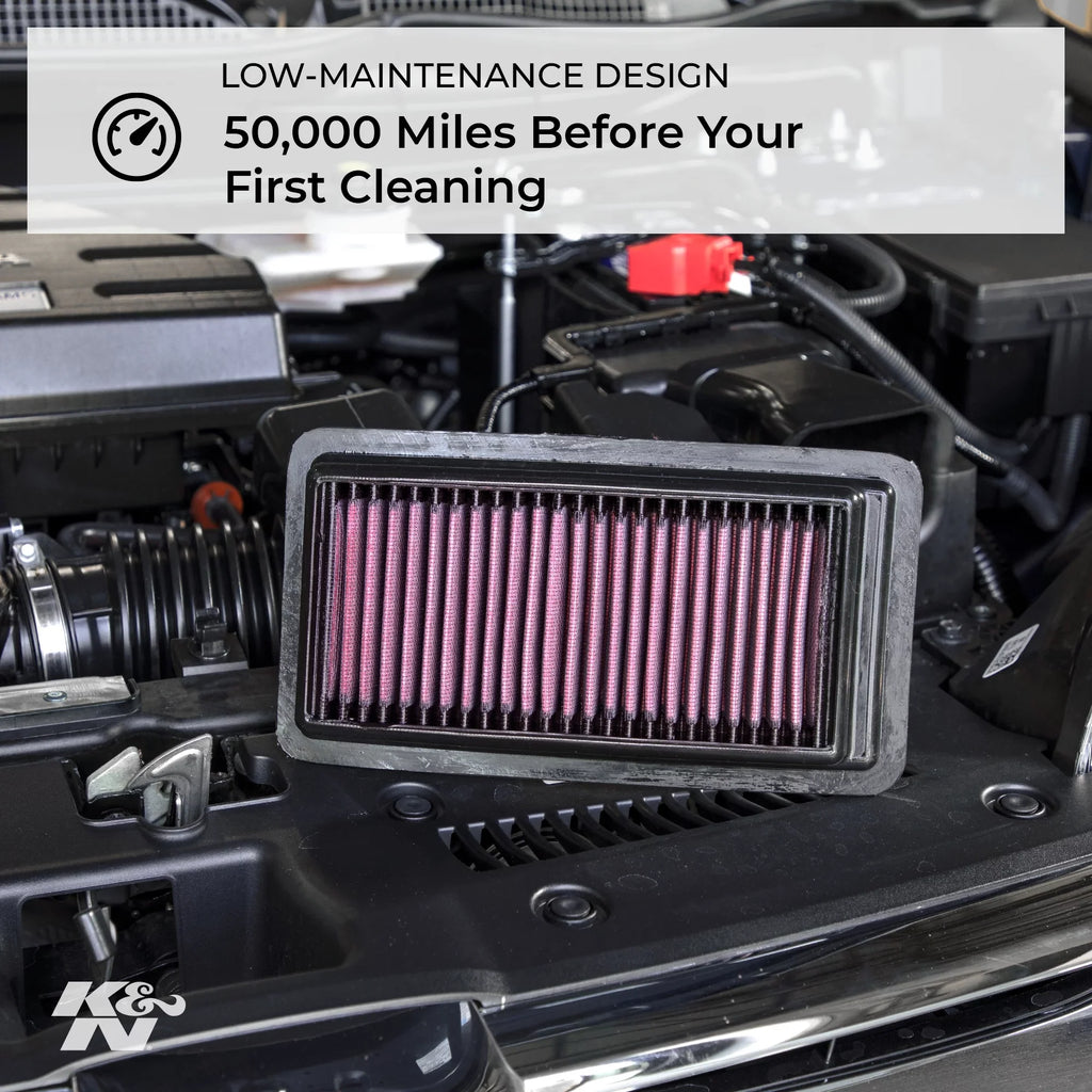 Premium, V6/V8 LR4), 33-2446 Rover, High Filter: Replacement (Discovery, atmospheric K&N Washable, Land Range Performance, Rover Filter: Engine 2009-2018