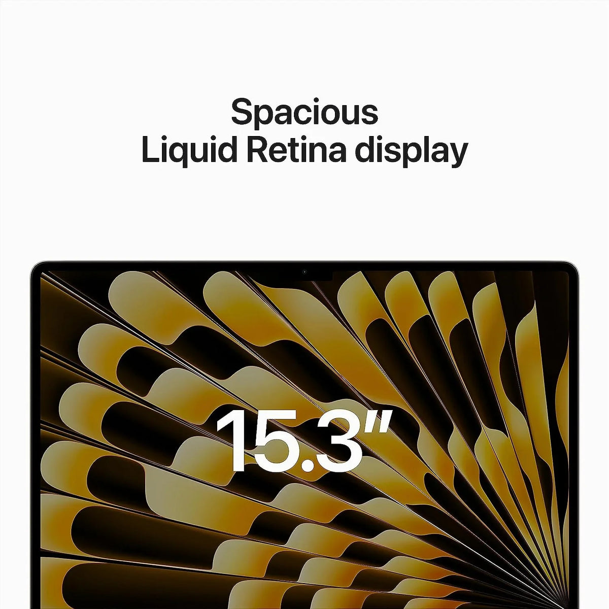 15.3" 10-core Computer Mid - GPU, 8-core 512GB with MQKV3LL/A CPU and 2023 Laptop Starlight MacBookAir M2