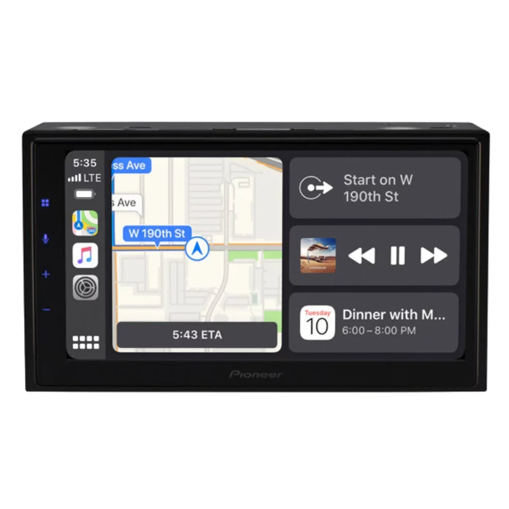 Camera 6.8" Multimedia & Bullet Bluetooth w/ DMH-W4660NEX New Pioneer Receiver