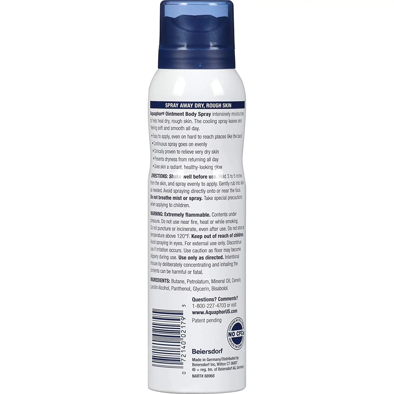 Advanced Therapy Aquaphor Spray Body Ointment
