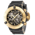 Chronograph Men's 37327 Watch Quartz Black Skull Dial Invicta Subaqua