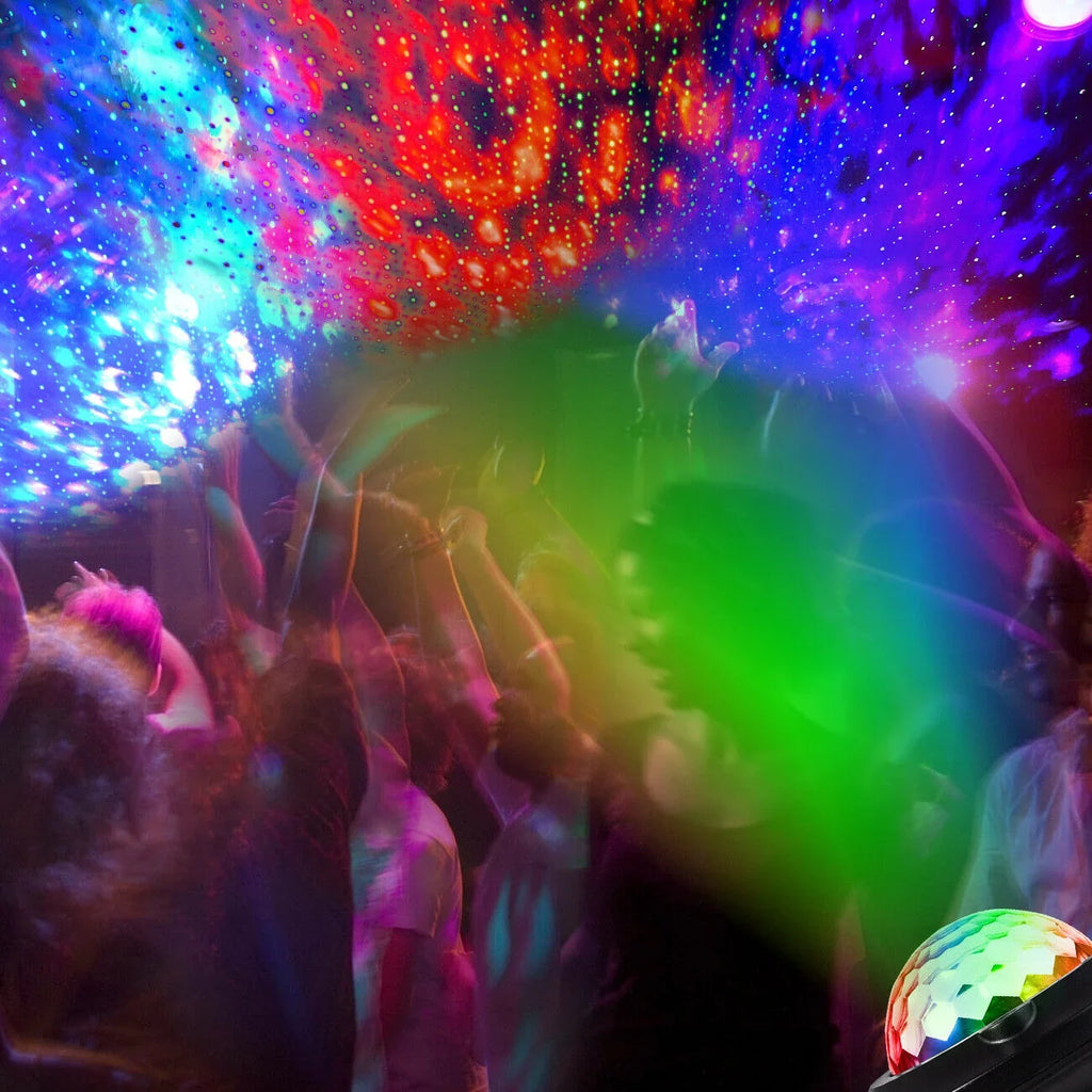 Lamp Stage RGB DJ Bluetooth Strobe Ball W/ Disco Speaker Remote Light Party LED