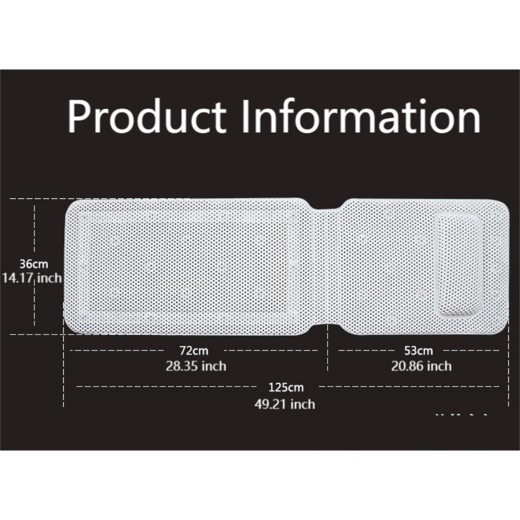 Mat Non-Slip Gemdeck Pillow Body Spa Cushion, Bathtub Bath Pillow Full Bath inch 49×14
