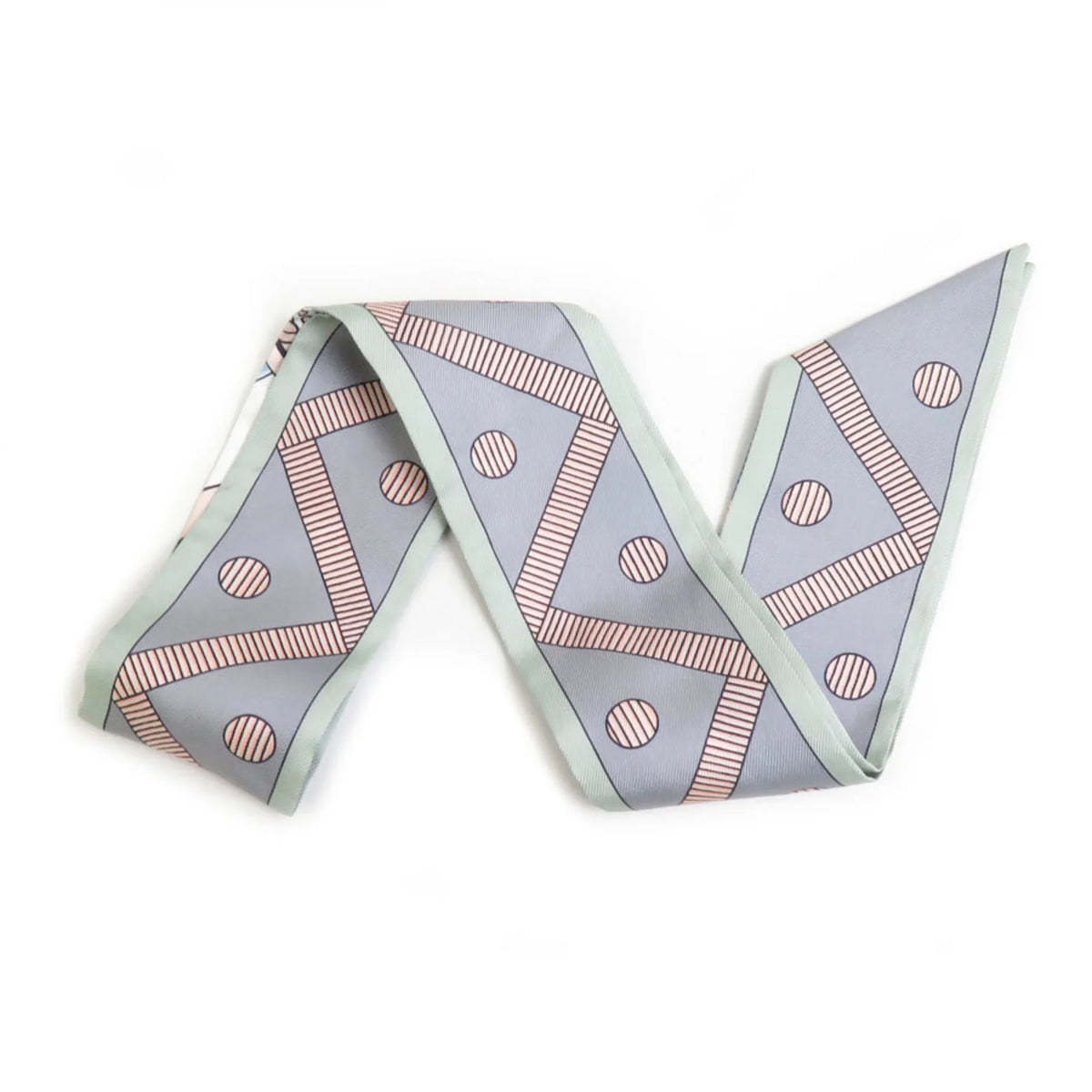 Silk Twilly Women's Muffler e58492f (Good) Multicolor Scarf HERMES Hermes Pre-Owned