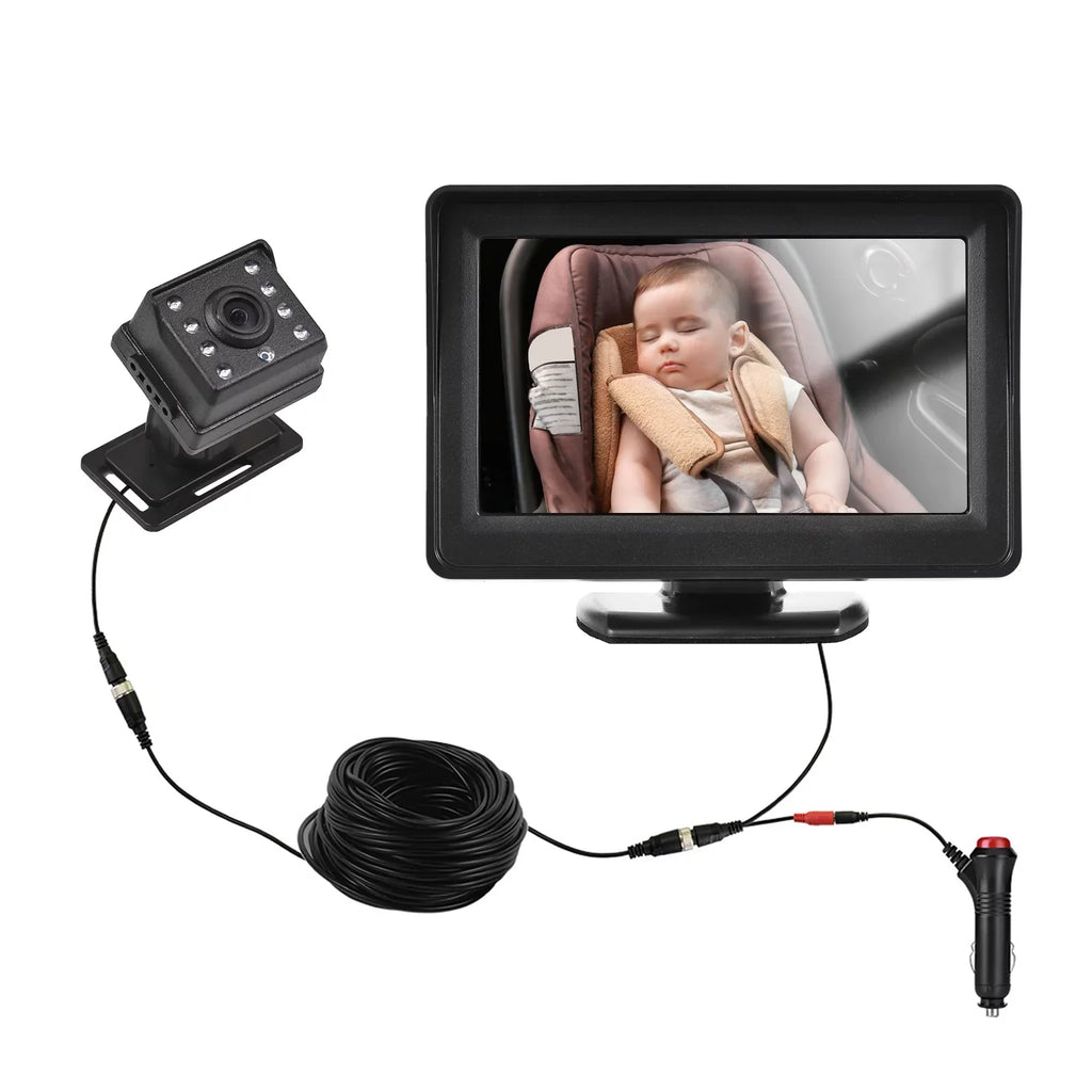 Rear Mirror Baby Invigilator,Inch Seat Seat Car Mirror 150° Monitor Monitor Car 1080P Car Baby Car Baby Mirror Baby car Car Baby Wide Seat Baby View Camera Camera Monitor View Pristin Easy Vision