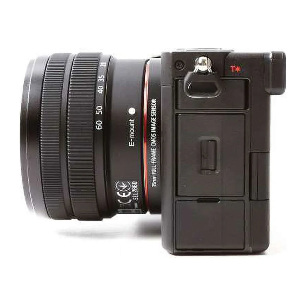 Camera Mirrorless Alpha a7C + 64GB Bundle + Flash (Black) 28-60mm Sony with Lens