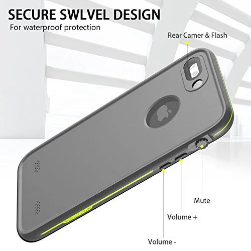7 Cover 8 Shockproof iPhone Case Underwater - Plus Dirtproof & Plus Snowproof Waterproof