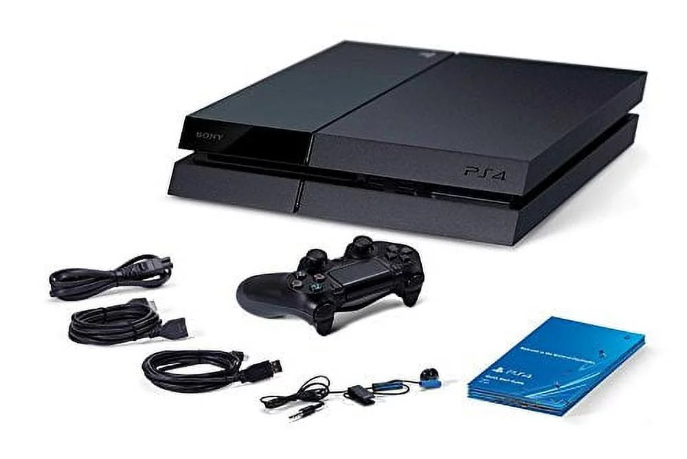 500GB (Refurbished) Console Playstation PS4 Walmart Sony Black Premium Restored