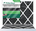 Pleated 8 (3-Pack) Eliminator Carbon MERV Odor Filters oxygen Filterbuy Activated Furnace HVAC 20x22x1 with AC