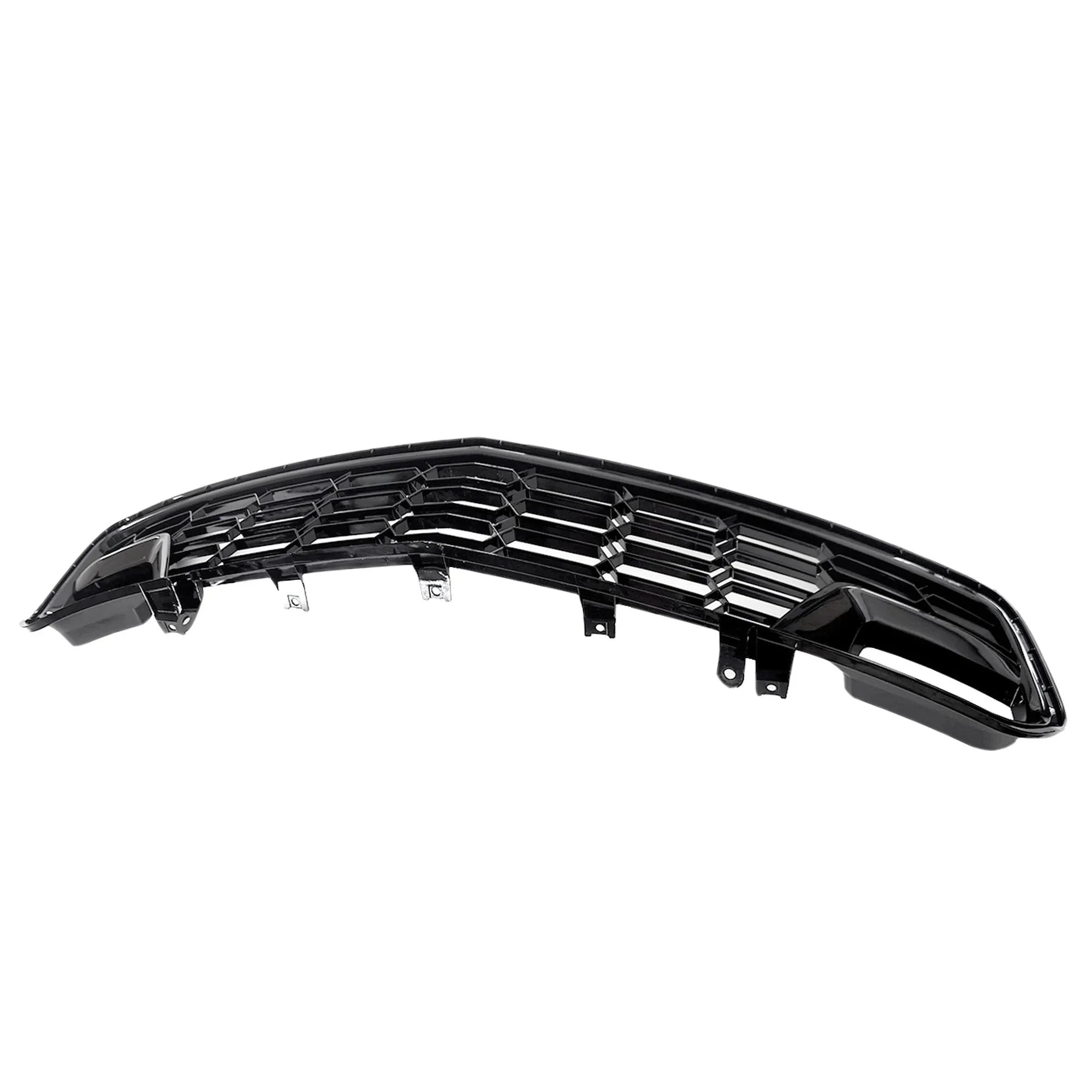 For W/O C7 Front Chevrolet Bumper Grille 14-19 Black Corvette Lower Camera Gloss