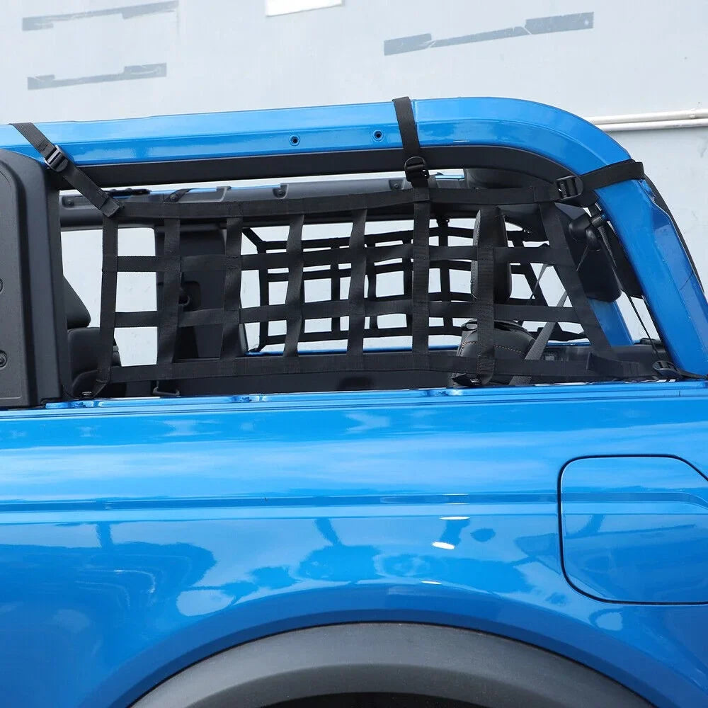 Teledu 21+2 Net 2x Trunk Mesh Door Side Restraint Protective Rear Cargo