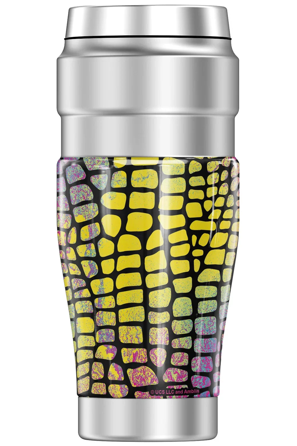 Cmyk Stainless Wall, THERMOS Travel Jurassic World STAINLESS 16oz Steel Double Vacuum KING Neon & Tumbler, Scales insulated