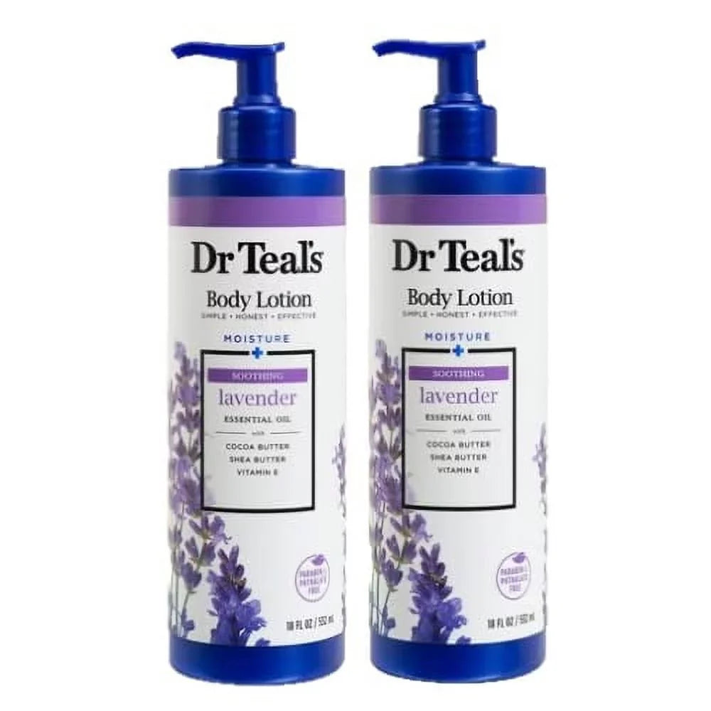 Oz Essential 18 Body Teal's Fl Bottles) Lotion Oil, Soothing Moisture (Two Plus - - Dr. Fl Oz Lavender 36