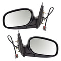 with Compatible 6W7Z17682AA Crown Mirrors Upgrade with Driver Power Replacement 98-08 and Brock View Grand Side Victoria Passenger Performance Chrome Marquis 6W7Z17683AA
