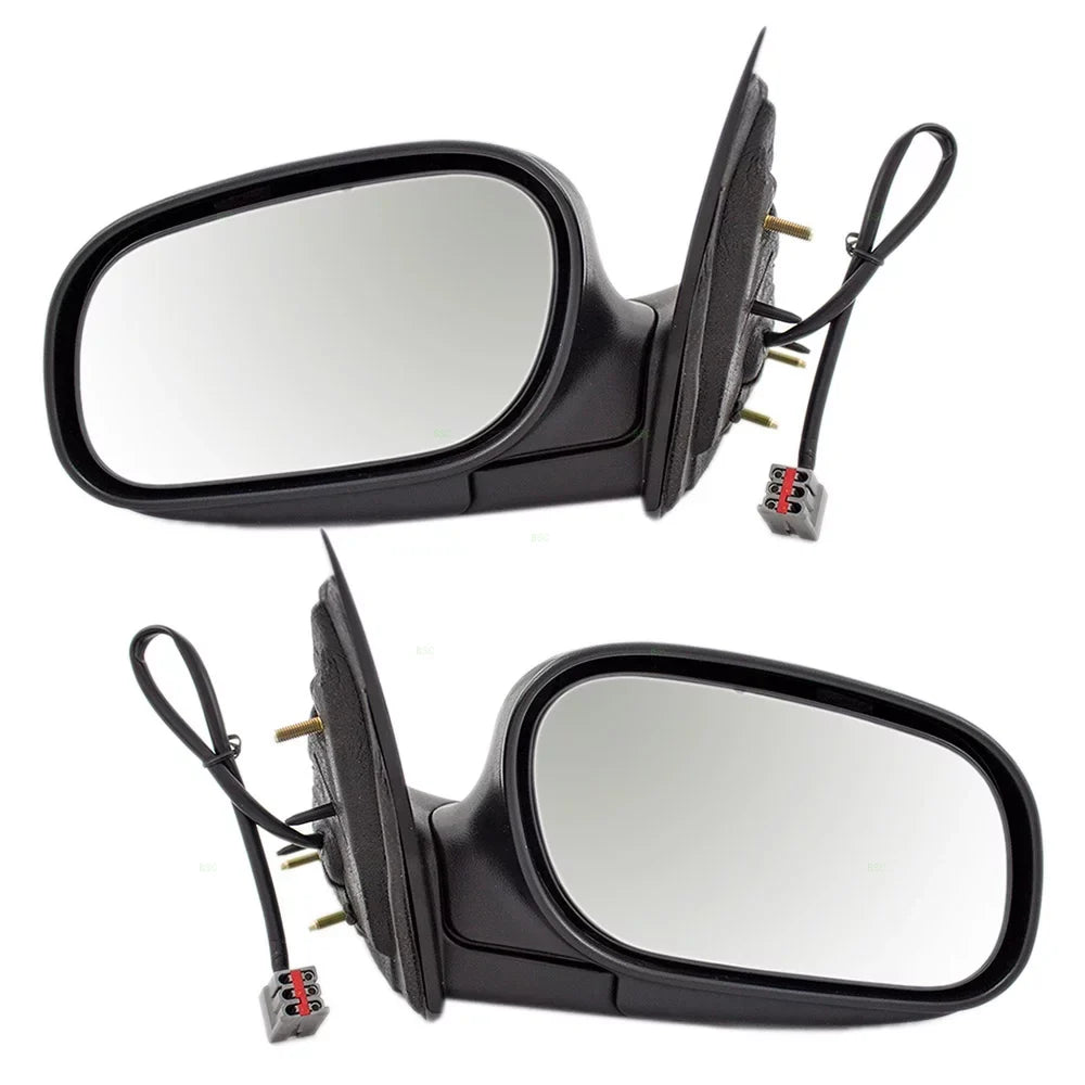 with Compatible 6W7Z17682AA Crown Mirrors Upgrade with Driver Power Replacement 98-08 and Brock View Grand Side Victoria Passenger Performance Chrome Marquis 6W7Z17683AA