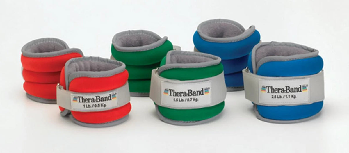Fit Weight each, of Wrist 2 Set, 1.5 TheraBand Comfort set Green, pound Ankle &