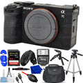 (Black) Accessory Mirrorless Sony ILCE-7CM2/B Camera - 12PC II Bundle a7C