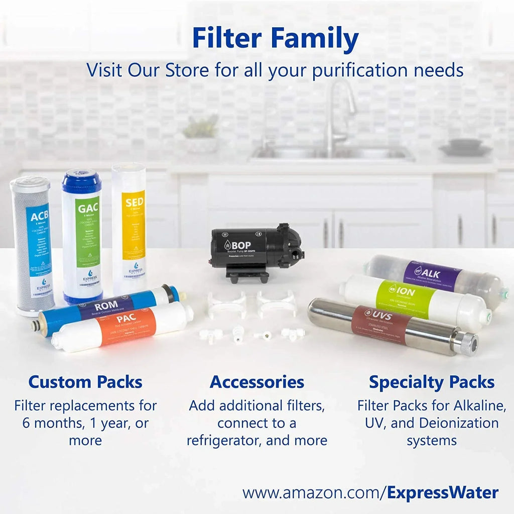 sediment, system osmosis and filter replacement filters filters cartridges connect month filter 3 set gac - 6 reverse pac filter inline countertop set 1?4” carbon quick