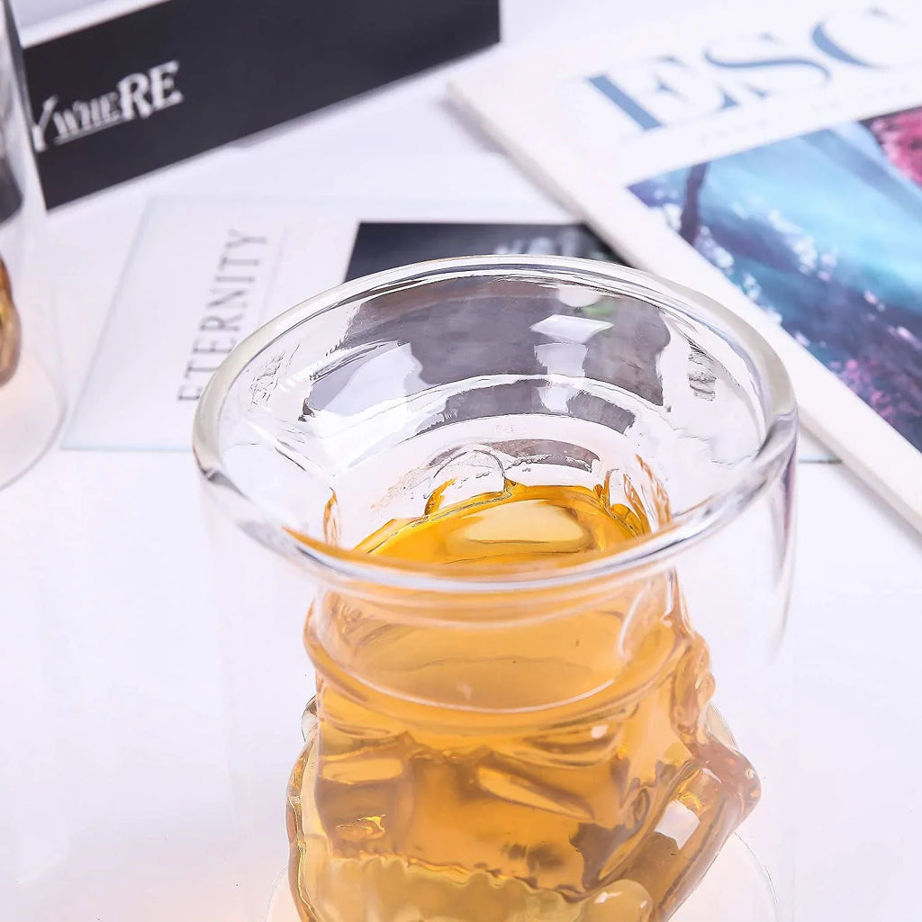 Drinking Wall Water Cocktails, Cognac 150ML Scotch Glass Double Rocks Wall Glasses, Glasses Glasses, Double AI Glasses, for Cocktail Bourbon, Old Whisky, Whiskey Fashioned VI