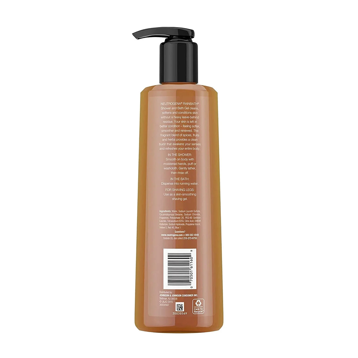 Pack Bath Gel Neutrogena 16 Refreshing Ounce Original and Rainbath Shower 5