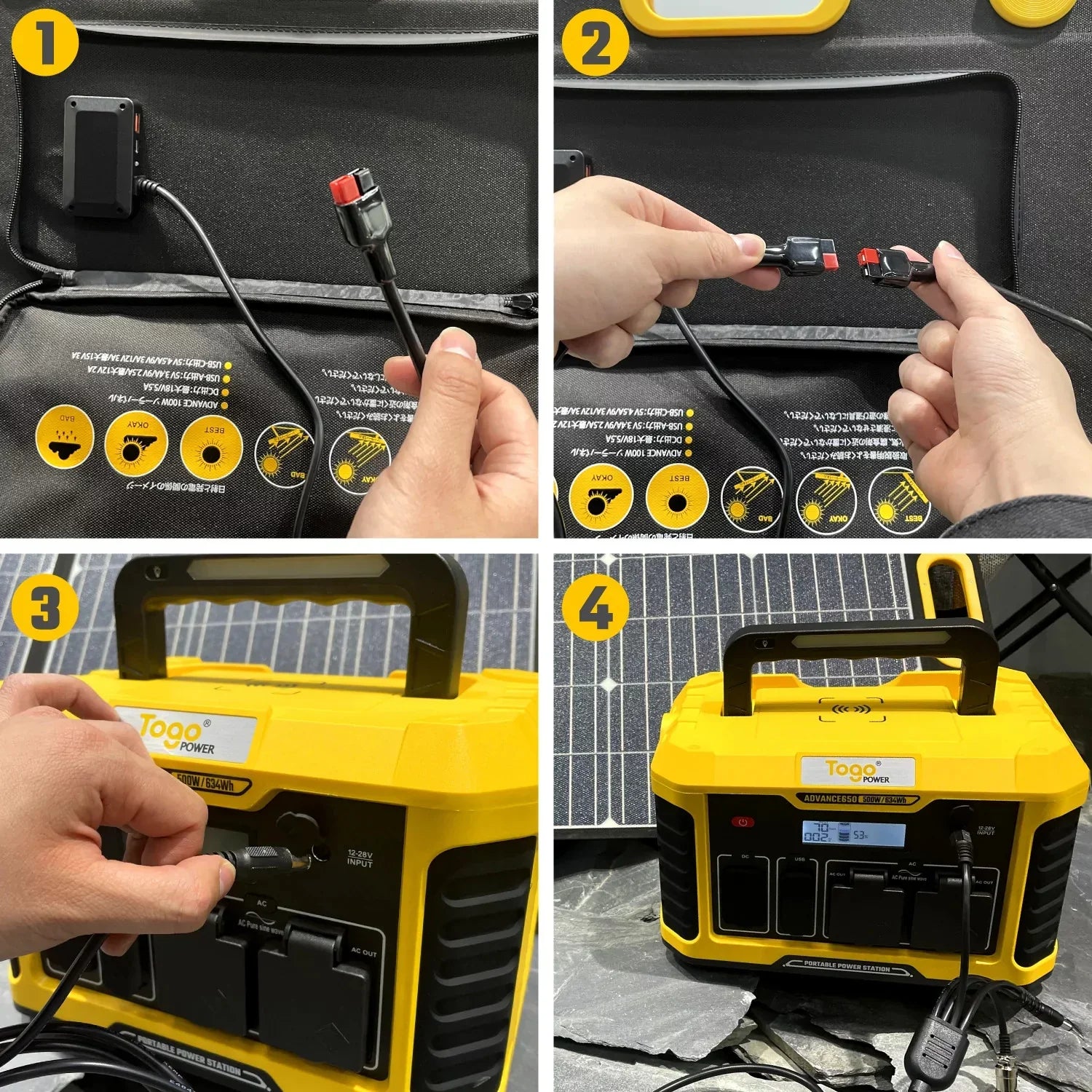 TogoPower Solar Advance 100W Panel