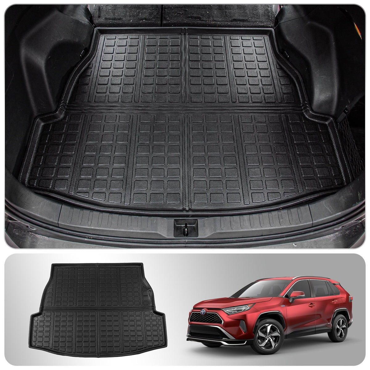 Liner Liner 2019-2024 Trunk Fit Accessories Trunk Weather All Mat TPE RAV4 2023 Rav4 Toyota Cargo