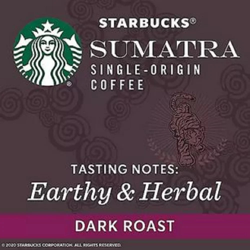 K-Cups ct.) (72 Coffee Starbucks Single-Origin Sumatra