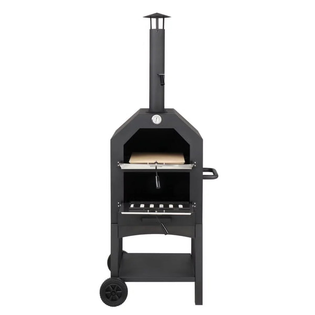 Stone, Camping for Pizza Outdoor Peel, Pizza Rack, Wood and Pizza with Backyard Oven Grill Fithood Fired