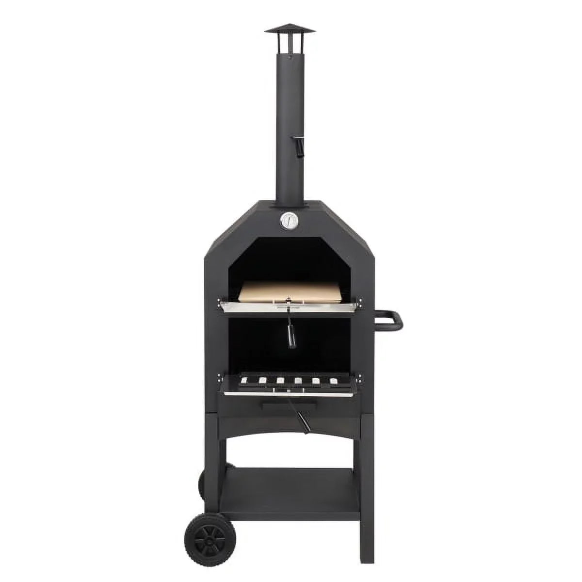 Stone, Camping for Pizza Outdoor Peel, Pizza Rack, Wood and Pizza with Backyard Oven Grill Fithood Fired