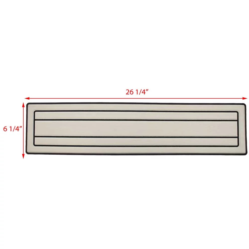 Footrest Pro 207543 Boat Mat Deck LTS | Console Triton 260 Gray Non-Skid