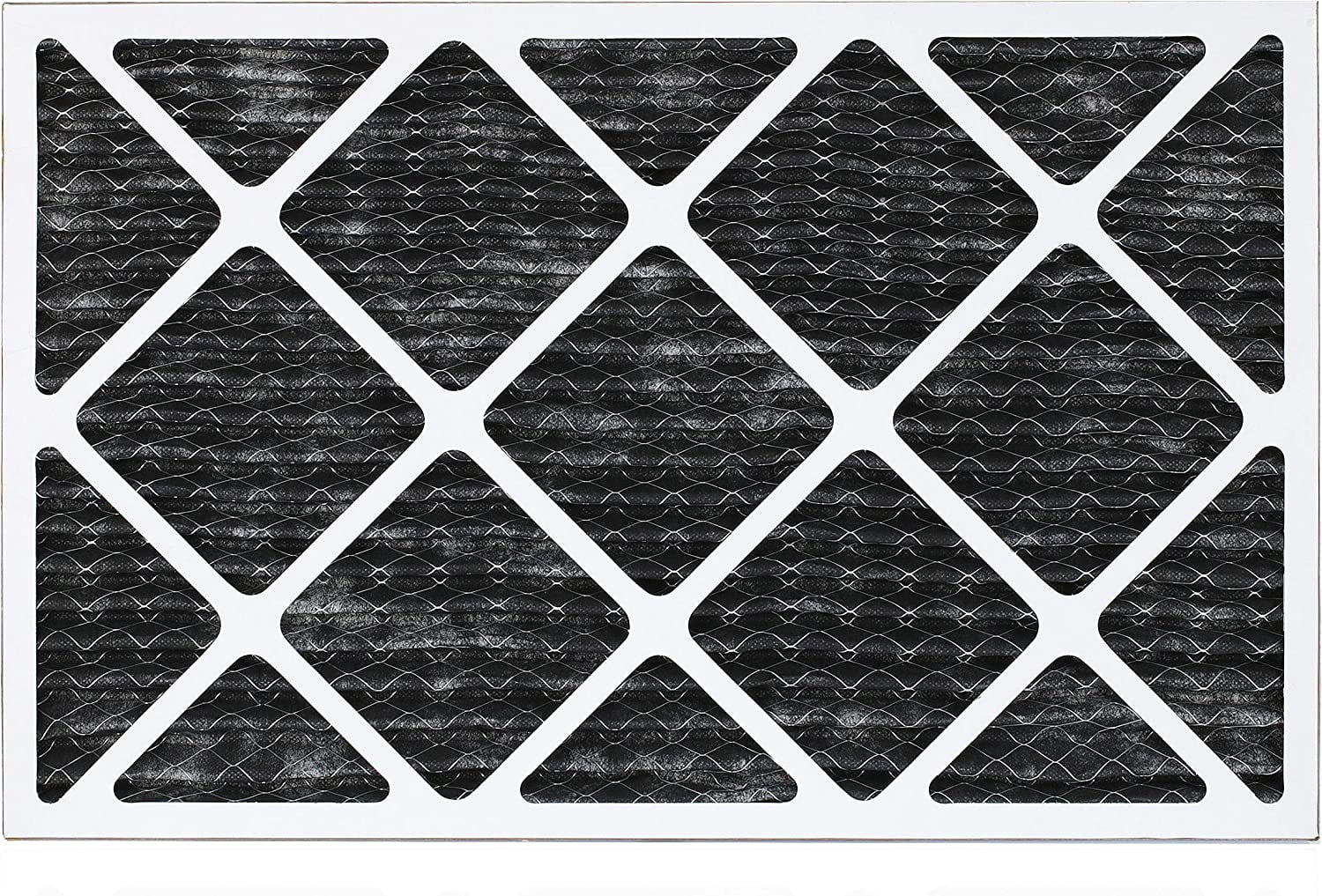 HVAC Filters with Activated oxygen 14x24x1 Odor MERV Furnace 8 Pleated Eliminator Carbon Filterbuy AC (4-Pack)
