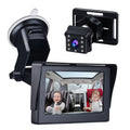 Crystal Camera, Baby 1080P Clear Monitor, View Vision Car Mirror ammoon Night Wide 4.3 Inch