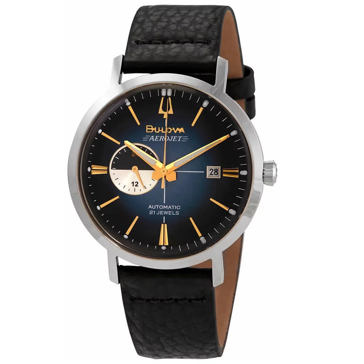 Bulova Men's Sunray Watch Chronograph Dial Aerojet 96B374 Automatic