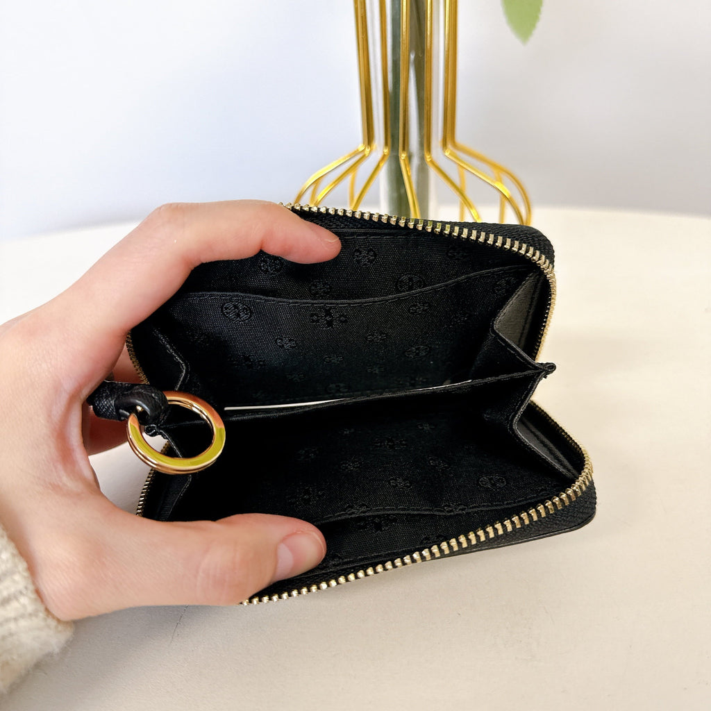 52903 IN Case Wallet Emerson Burch Zip Black Coin Tory