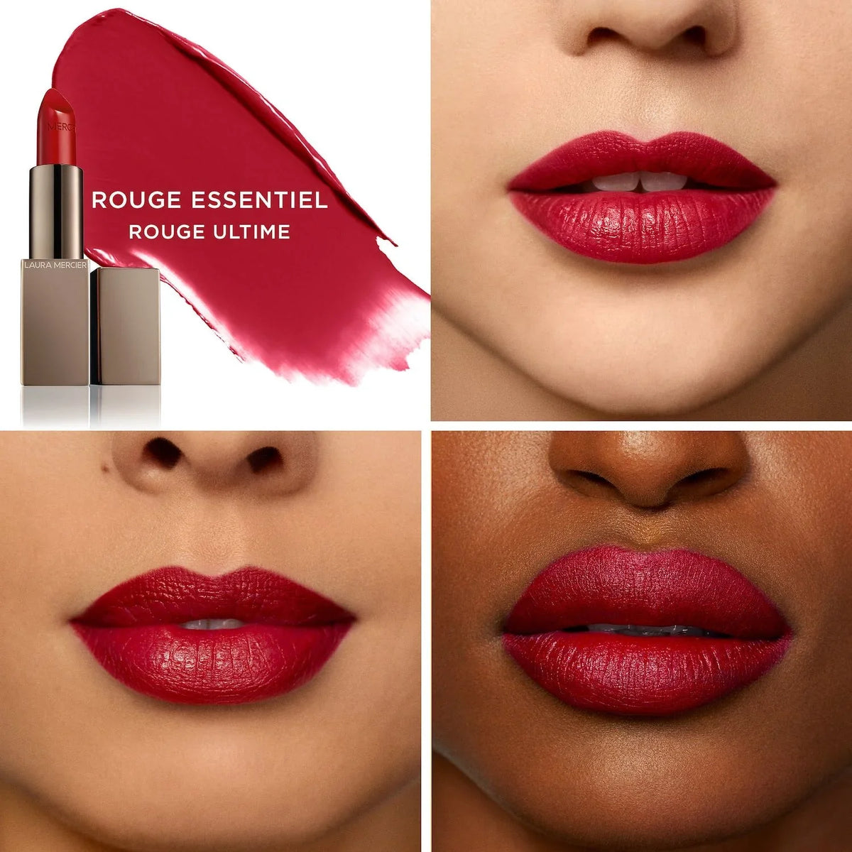 Rouge Laura Ultime Lipstick - classic Silky Rouge Essentiel Cream Mercier red -