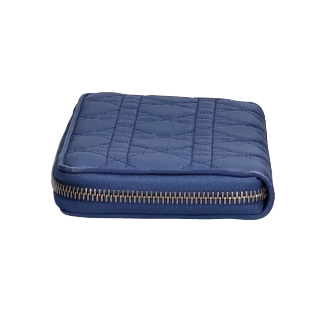 Dior long Pre-Owned Christian wallet (Good) ladies Voyageur lady lambskin