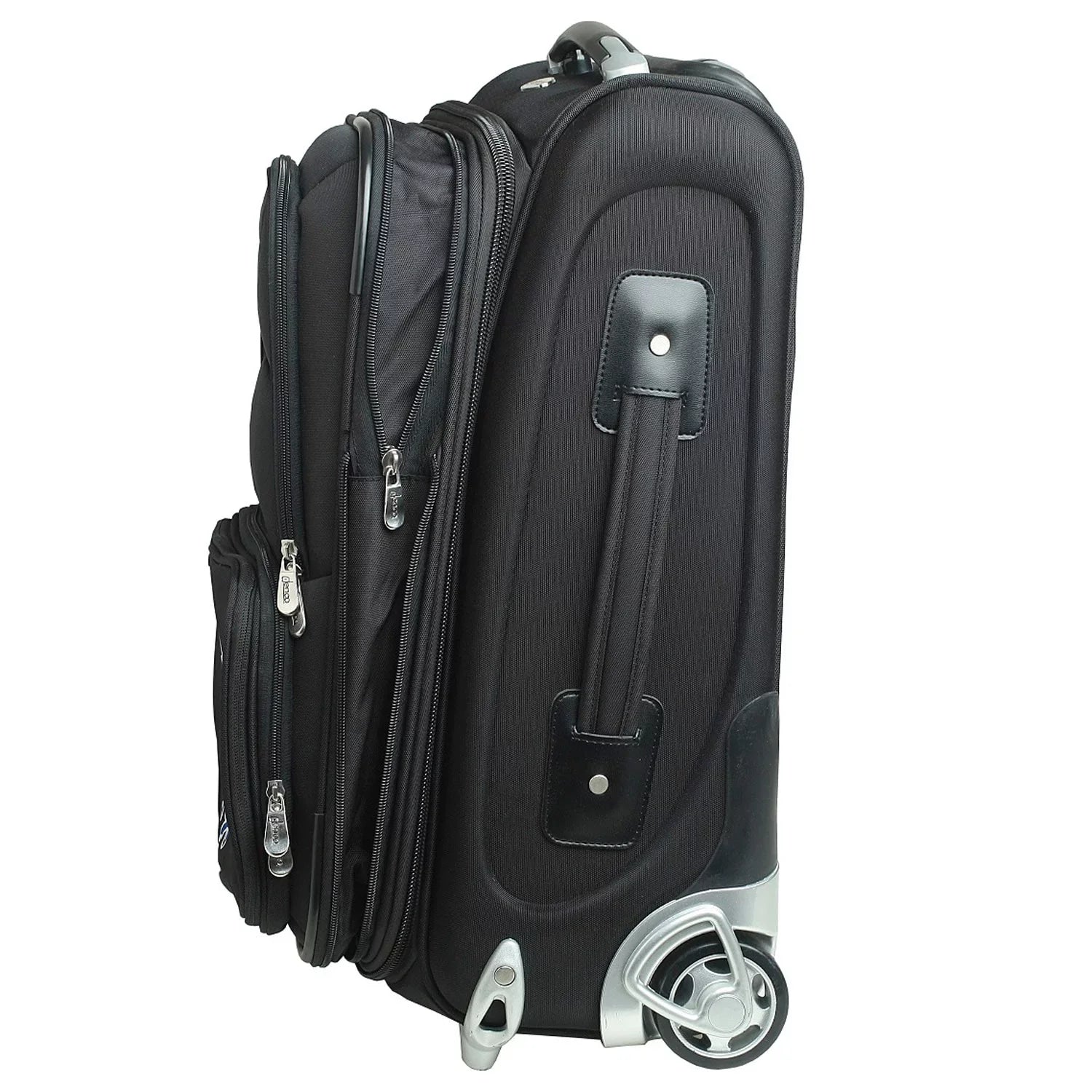 Black Auburn MOJO 21" Tigers Suitcase Rolling Carry-On Softside