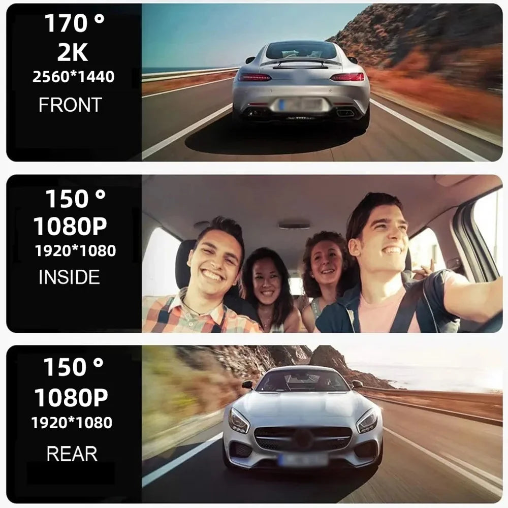 Auto Mirror Dcenta Camcorder, Angle Wide Safety Clear Car Recorder, Rearview Dashcam Camera, Recorder