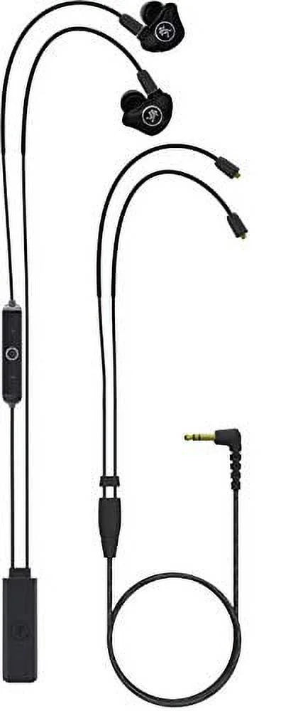 & MP In-Ear Mackie Series and Bluetooth Driver with Single Adapter(MP-120BTA) Monitors Headphones