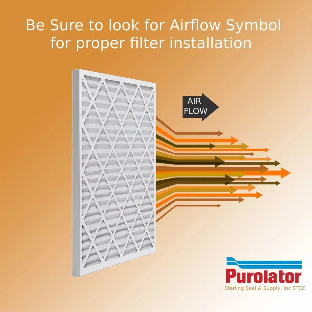 atmospheric - Purolator Pleated MERV 8 (6 atmospheric Pack) / Filter Guard 16x25x1