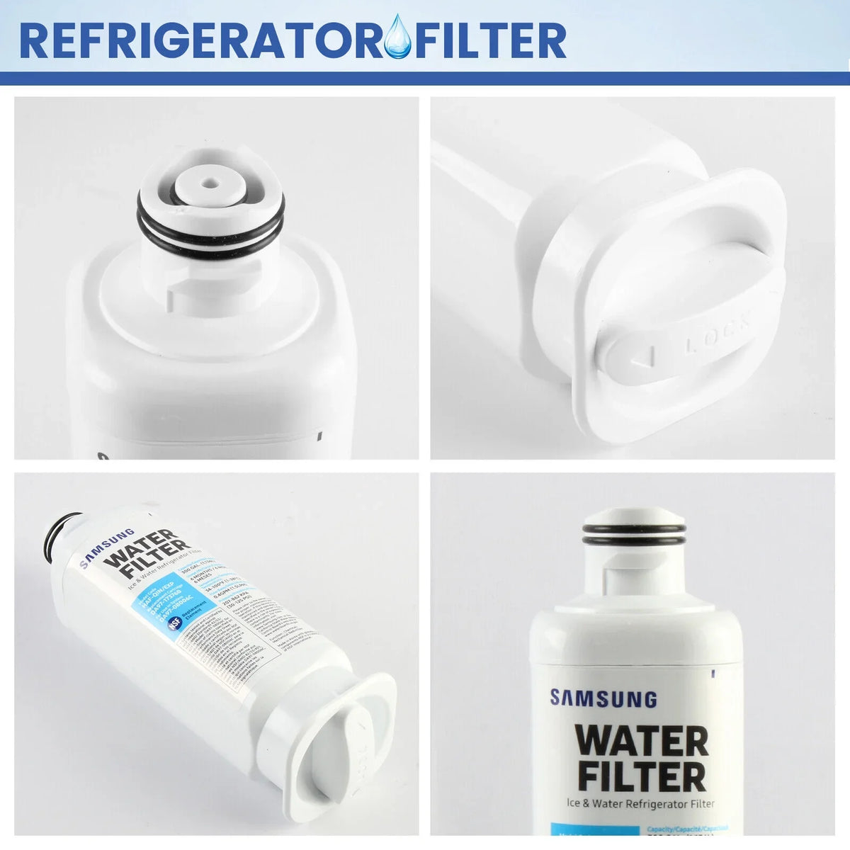 HAF-QIN, DA97-17376B with Water PACK HAF-QIN/EXP, Filter Compatible Refrigerator DA97-08006C 4