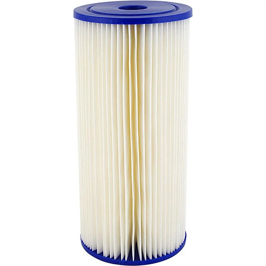 x Pack) 4.5" Filter Micron 10 Pleated 30 Polyester SpiroPure (8 Cartridge,
